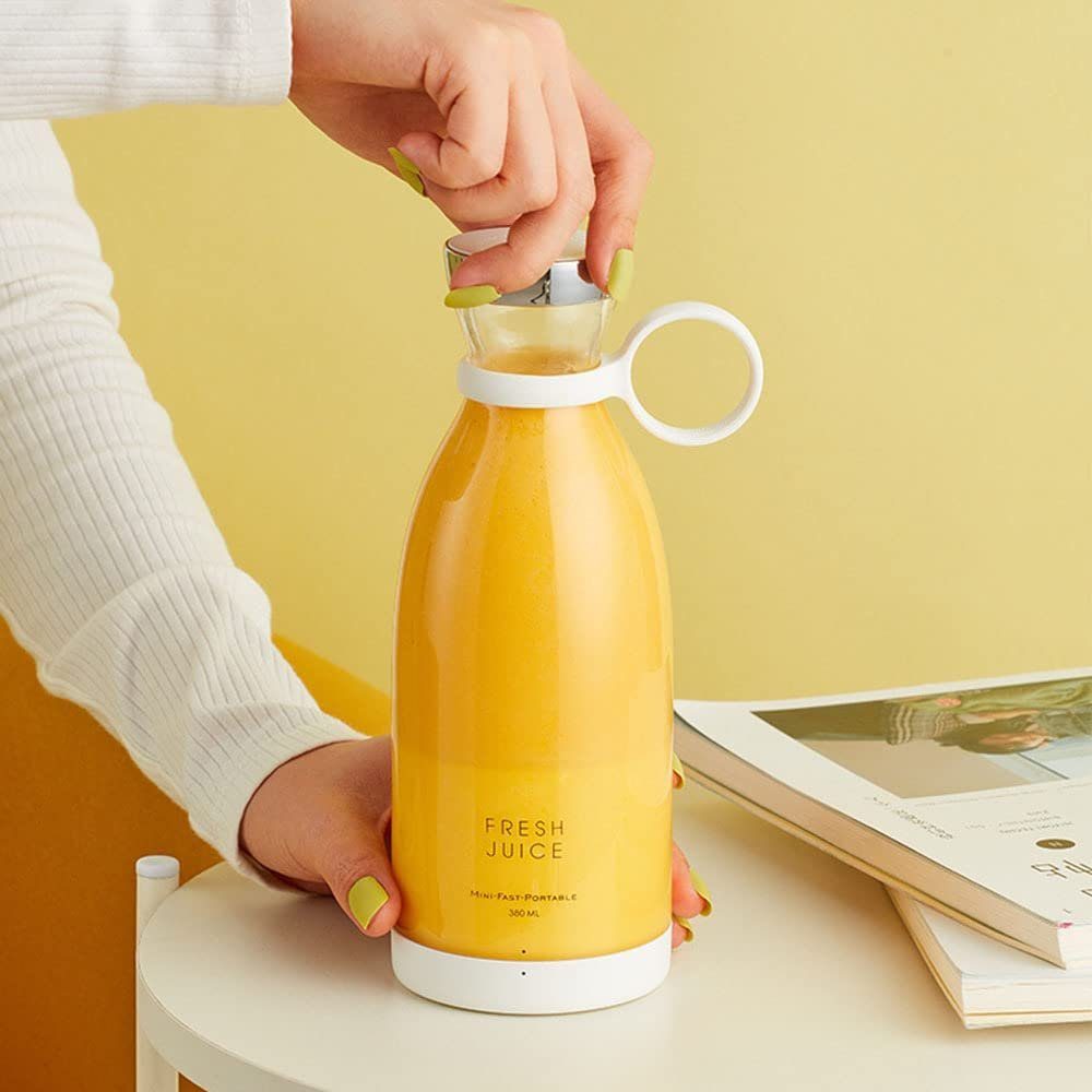 Aoucheni Smoothie-Maker Blender Smoothie Makers,350ml mit USB-Ladegerät