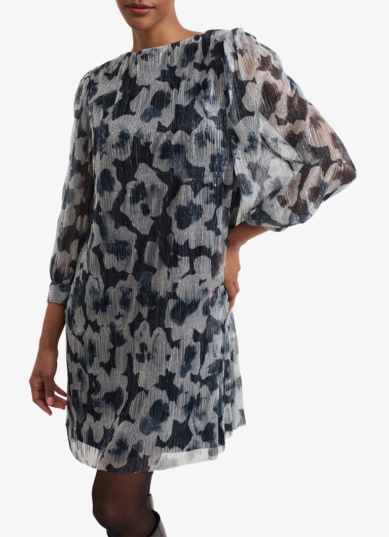 Mini vestido Phase Eight Roma com estampa floral e lurex