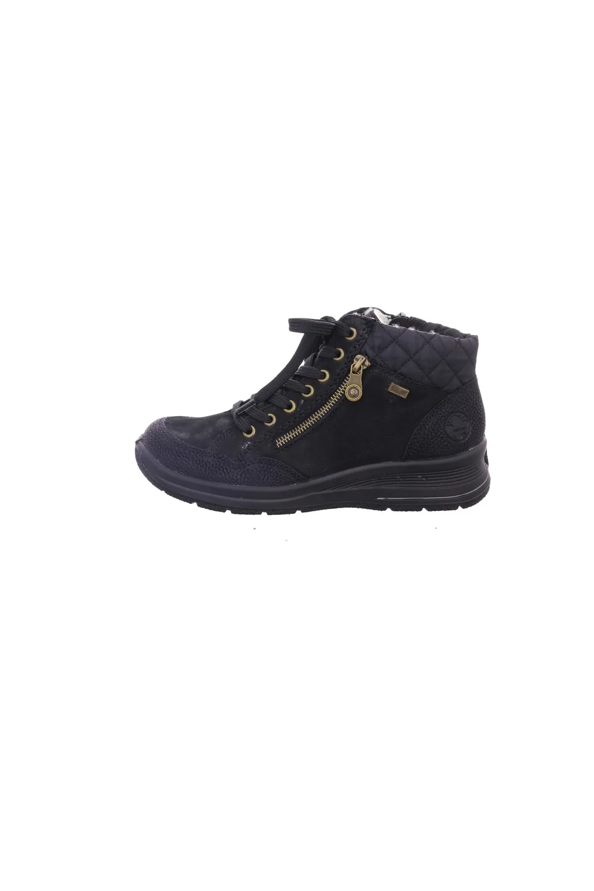Rieker  Stiefelette - Schwarz - Flacher Absatz