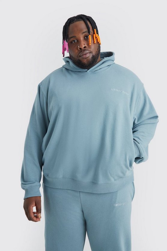 Plus kastiger Oversize Hoodie