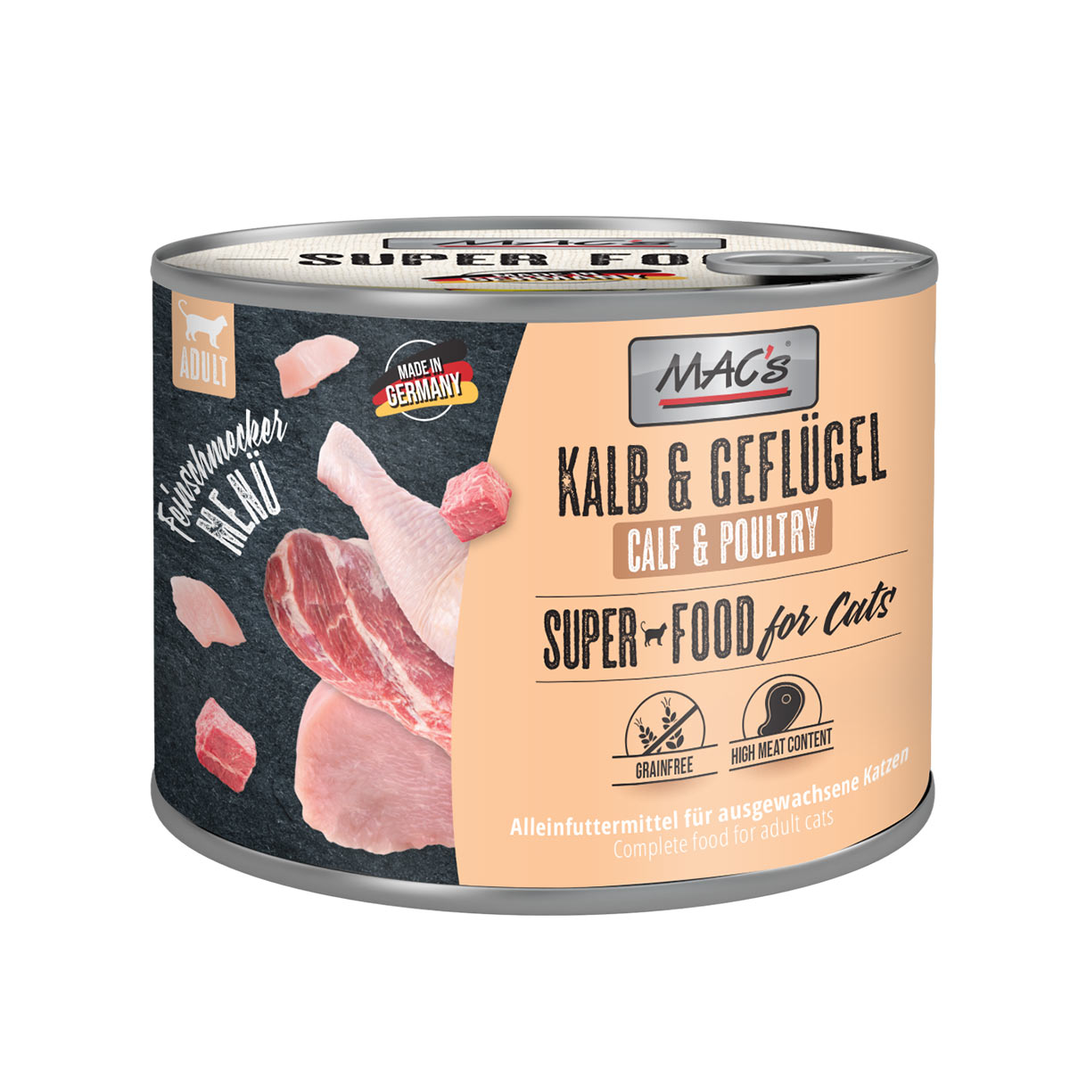 MAC's Cat Feinschmecker Menü Kalb und Geflügel bei ZooRoyal