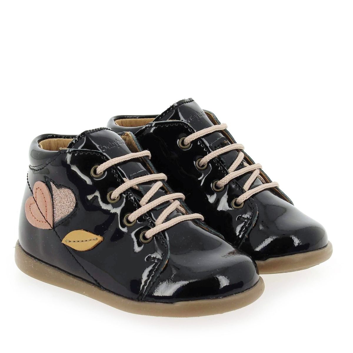 Babybotte  FEUILLE - noir multi