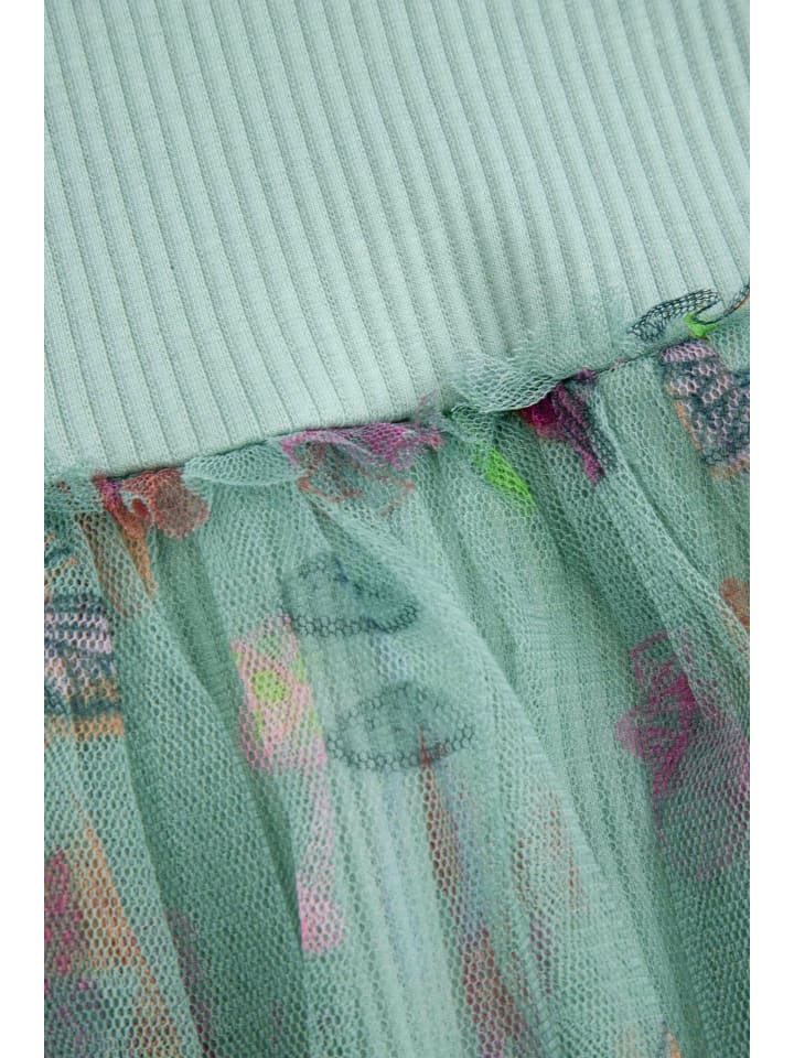 Coccodrillo Kleid mit langen Ärmeln in grün günstig kaufen