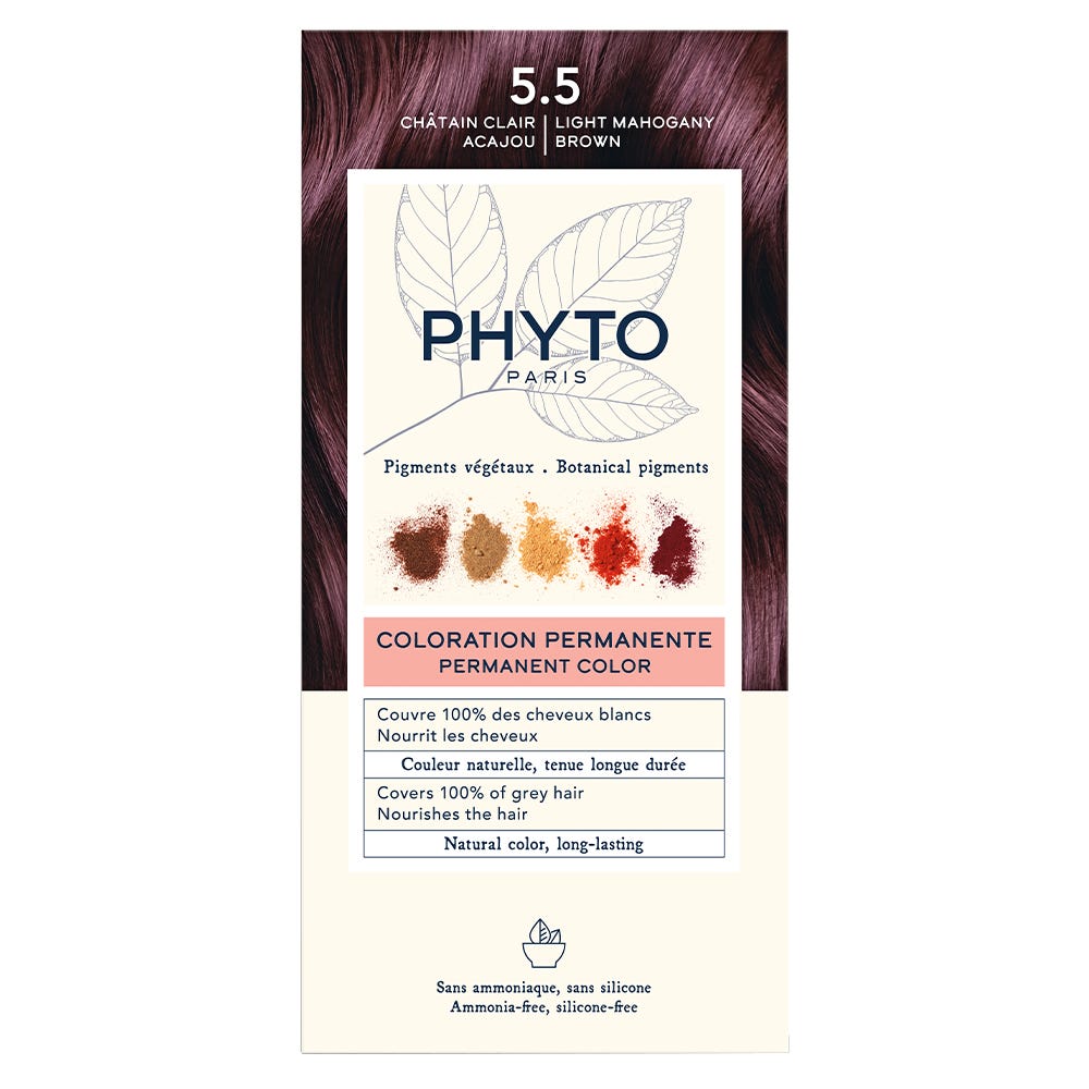 Phyto Phytocolor 5.5 Hellbraun Mahagony 2x 50 ml