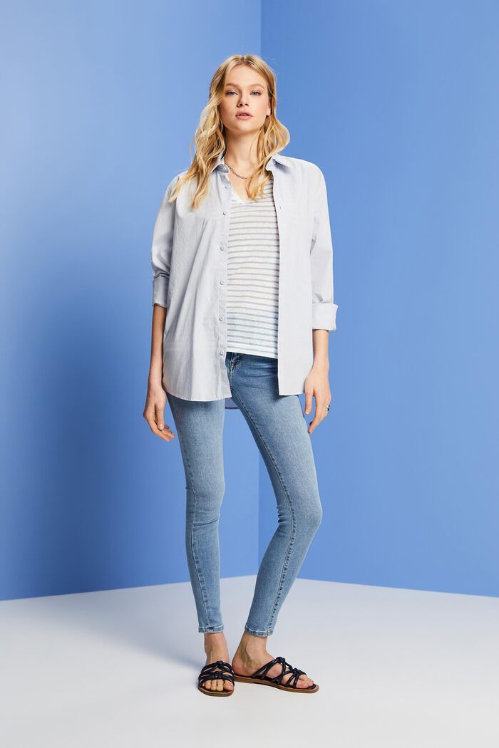 Washed Jeans mit Bio-Baumwolle