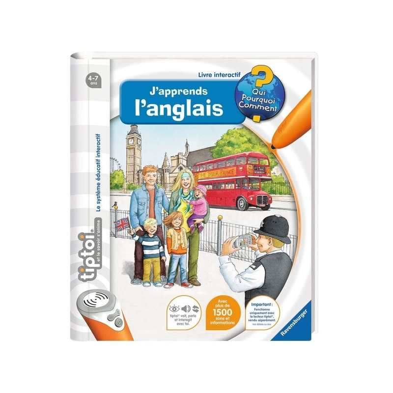 Tiptoi J'apprends l'anglais