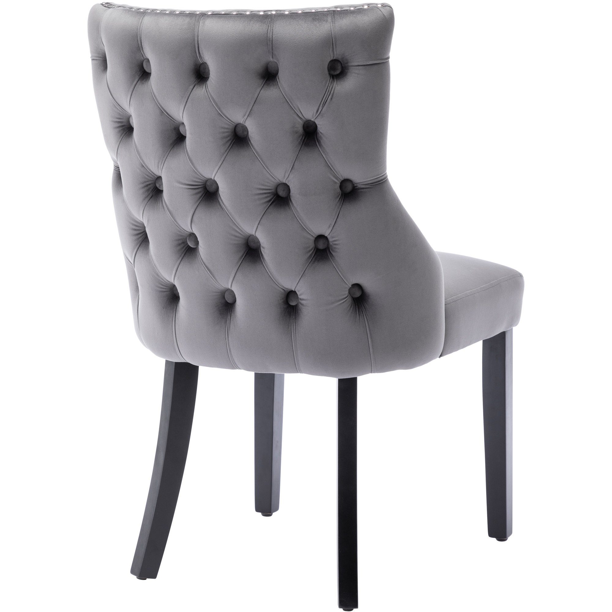 REDOM Polsterstuhl Esszimmerstuhl Wohnzimmerstuhl Küchenstühle Samt Stuhl Massivholzstuhl (Massivholz, Esszimmerstühle, Set nur Stühle ohne Esstisch, Design-Stuhl, 2 St)