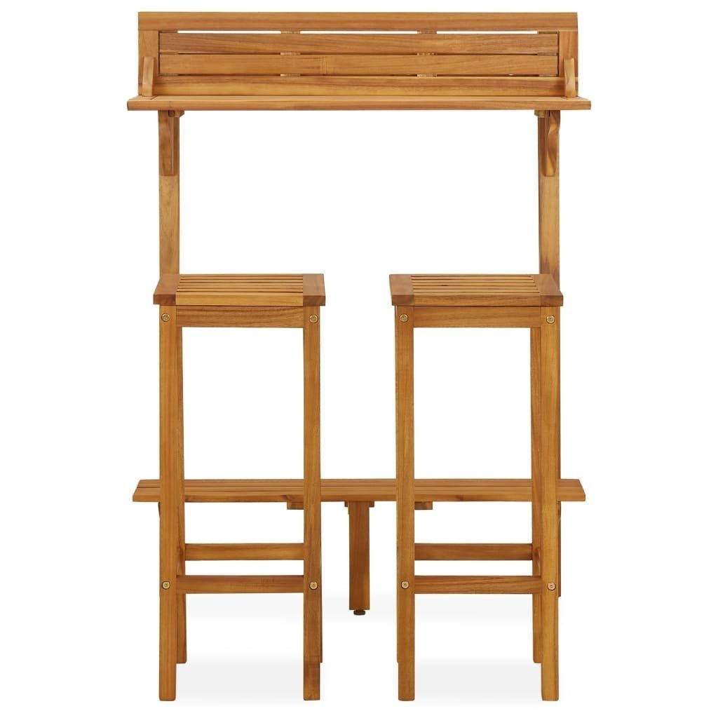 möbelando Gartenbar-Set 3015844, aus Akazie in geölt.