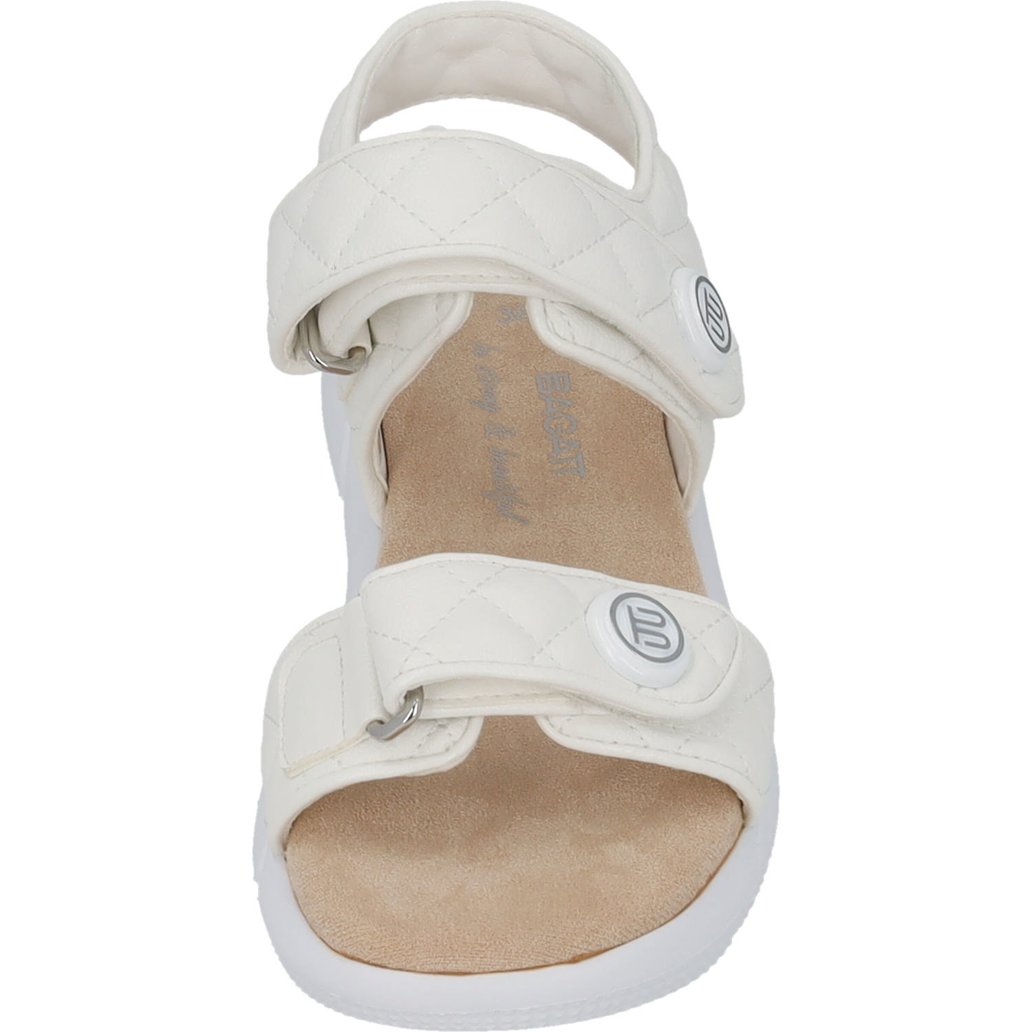 Bagatt Jersey A7886, Keilsandaletten, Damen, white