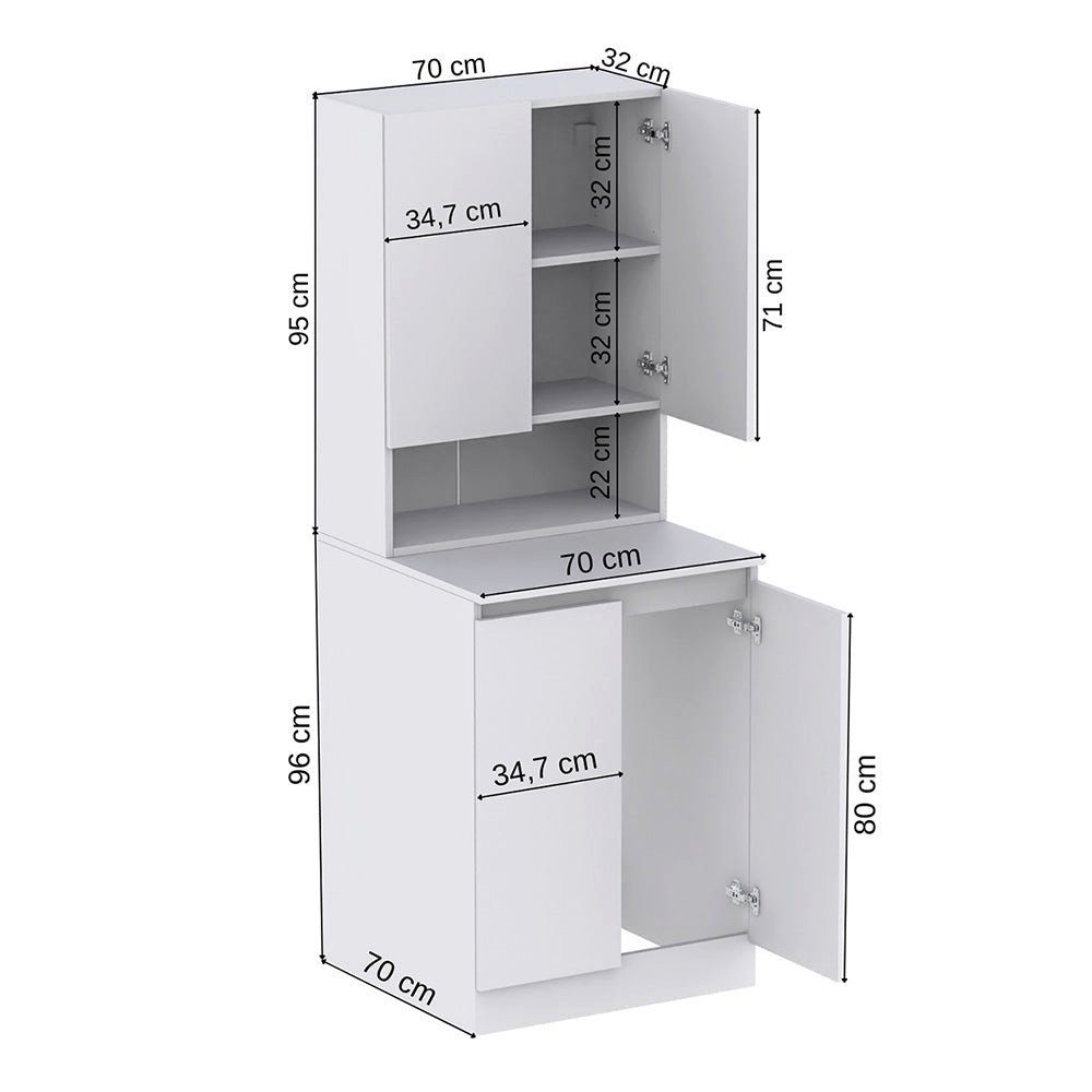Roomart Waschmaschinenumbauschrank (Roomart Badezimmer Waschmaschinenschrank Badregal Badschrank Waschturm)