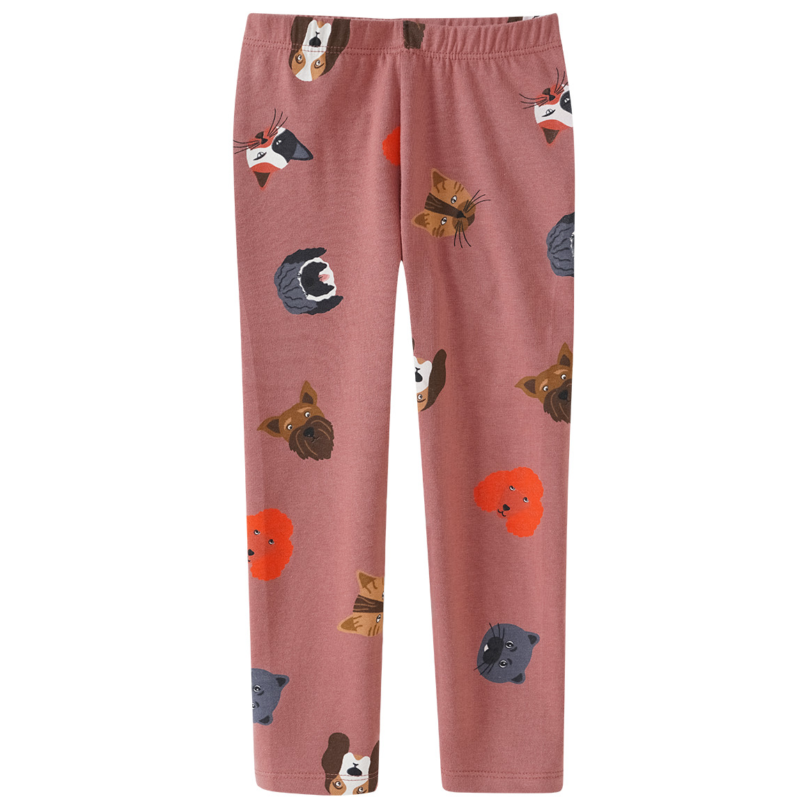 Mädchen Leggings mit Tier-Allover