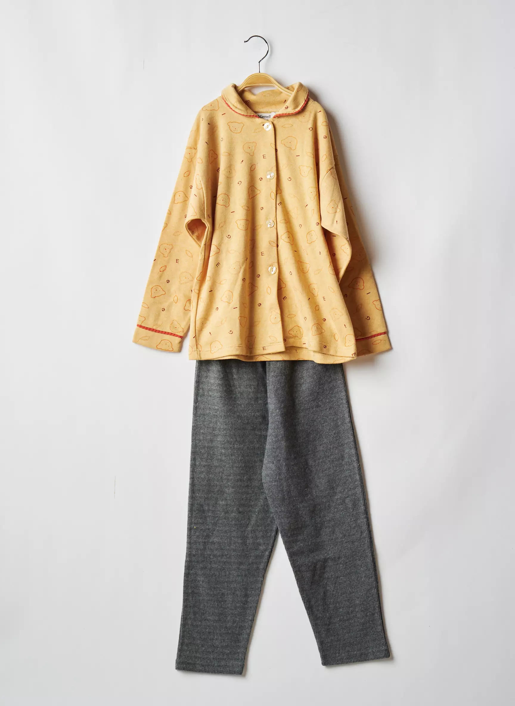 Gemelli Pyjamas 1 Enfant couleur jaune
