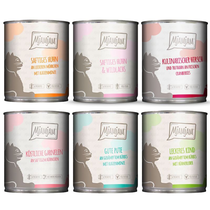 Probierpaket MjAMjAM 6 x 800 g zu TOP-Preisen