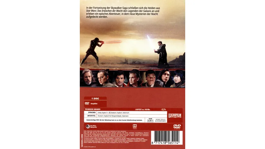 Star Wars: Episode VIII - Die letzten Jedi - Line Look 2020