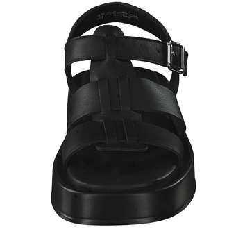 PX Plateau Sandale in schwarz