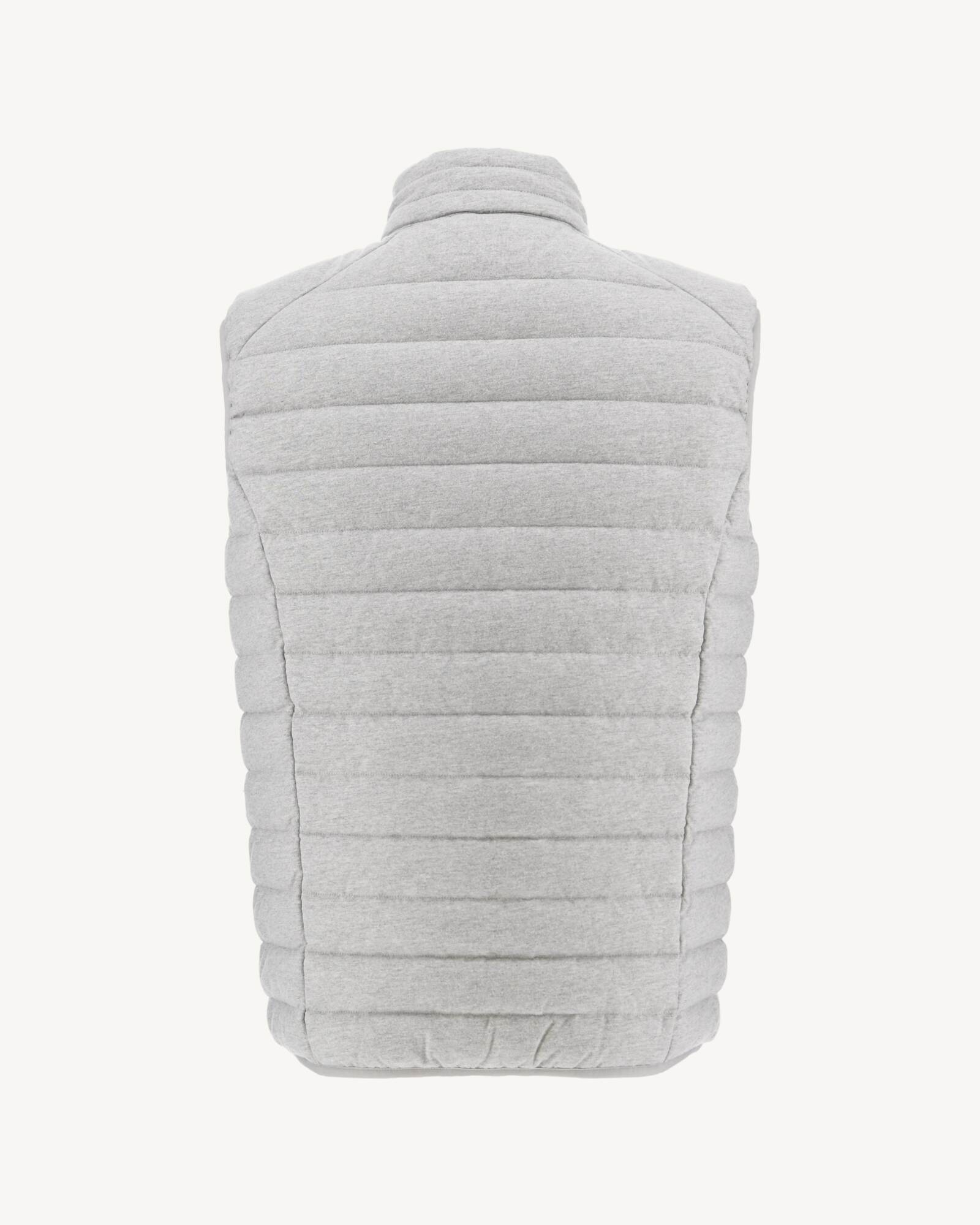 Doudoune sans manches jersey Gris chiné Tom