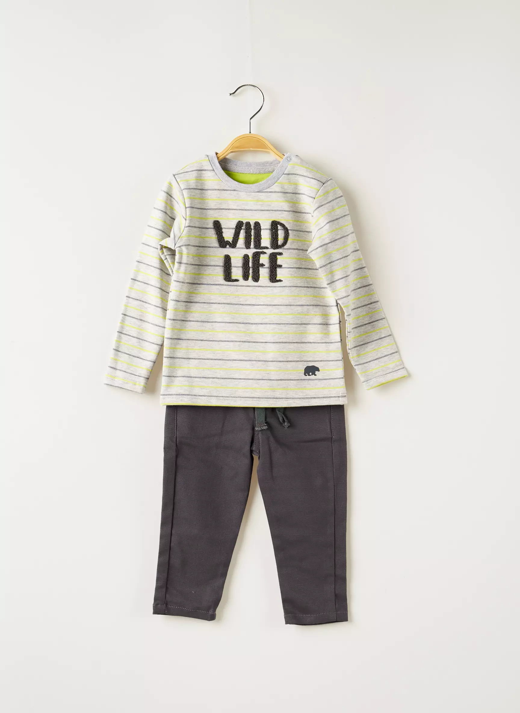 Baby Bol Ensembles Pantalon Garcon couleur gris