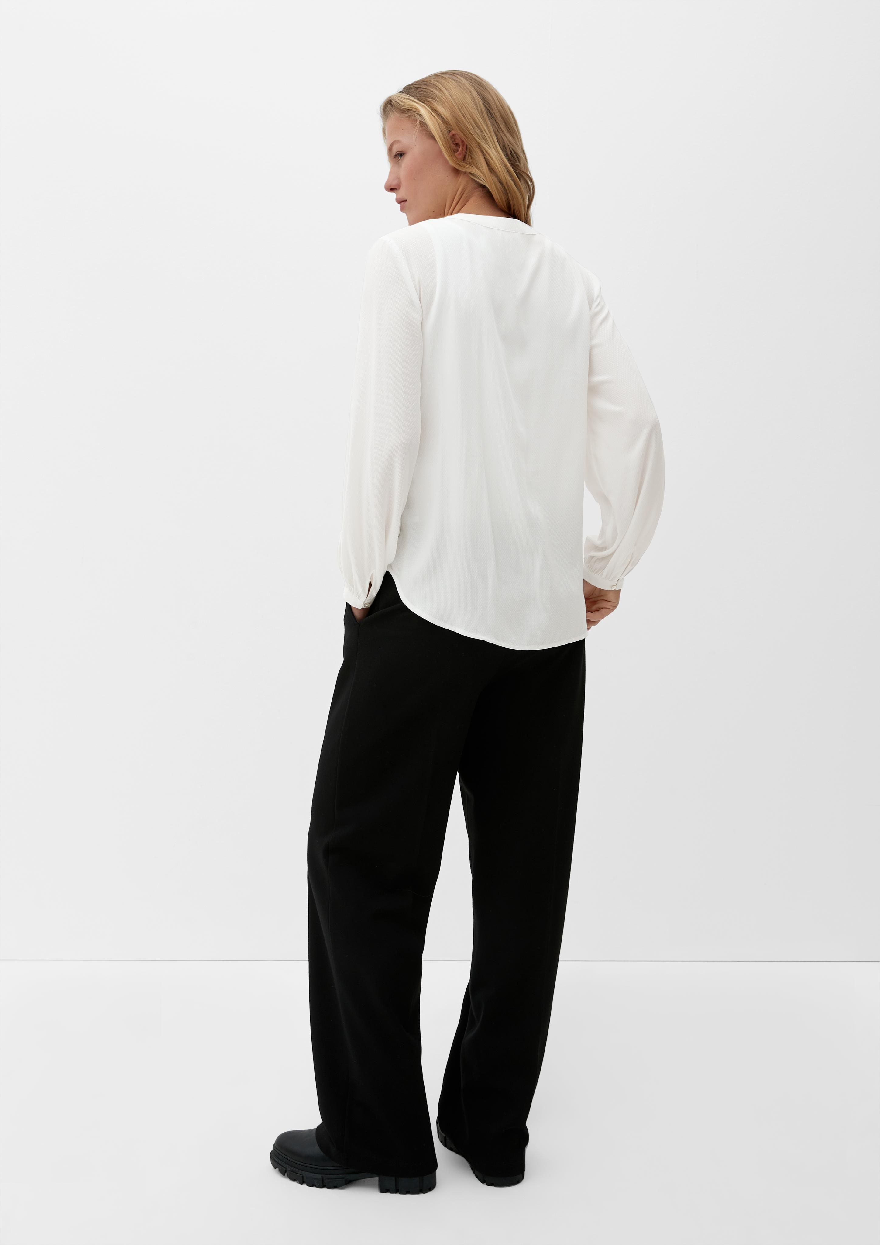 Viskosebluse mit Dobby-Struktur  2129597-0210