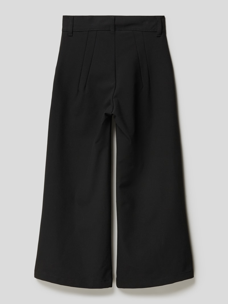 Hose mit französischen Eingrifftaschen in schwarz