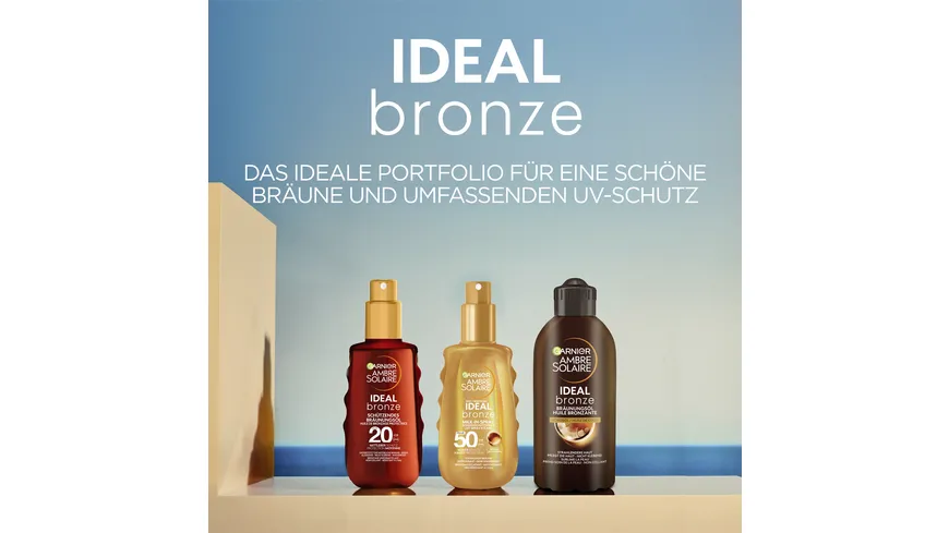 Garnier Ambre Solaire Bräunungs-Öl Ideal SPF20 150 ml