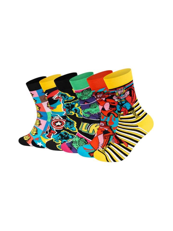Happy Socks Socken MARVEL™ Avengers Gift Set in Multicolor günstig kaufen