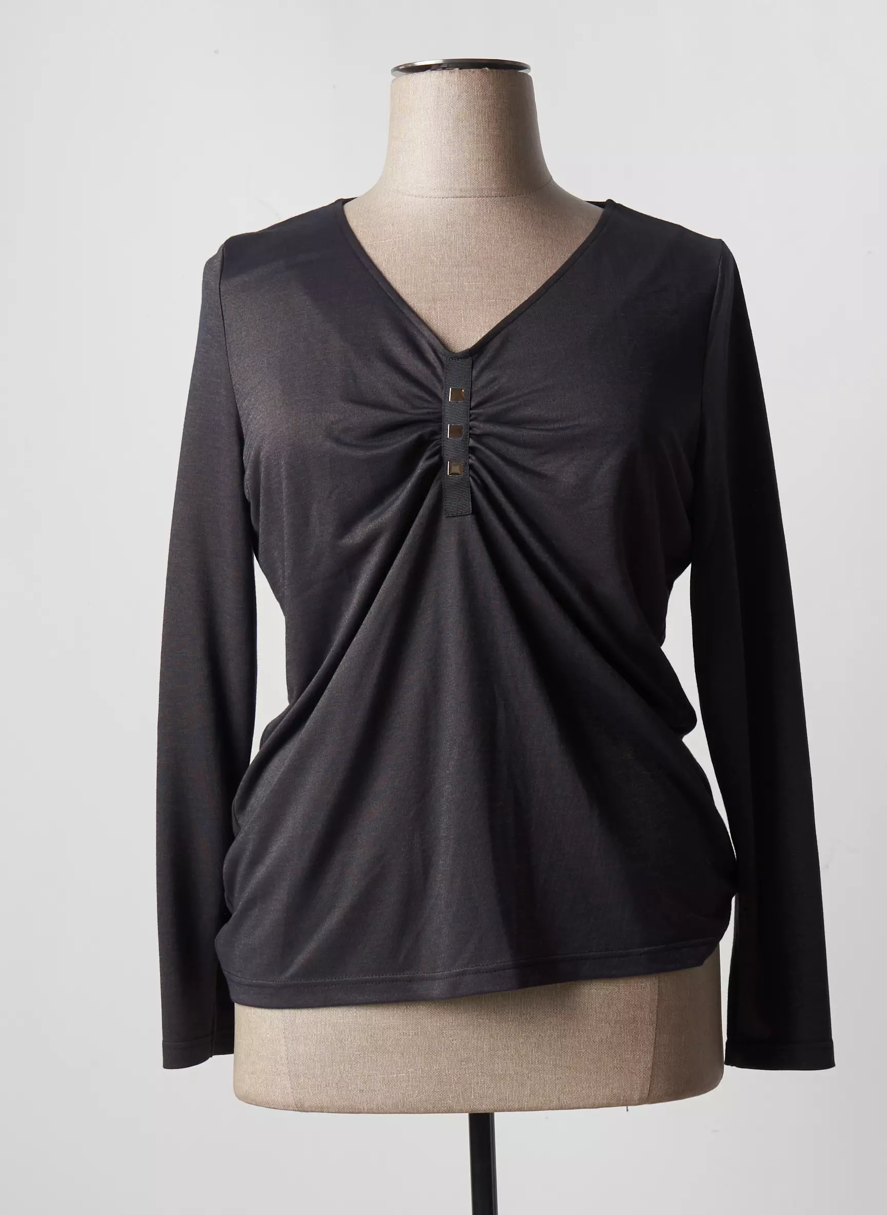 Pause Cafe Tops Femme couleur noir