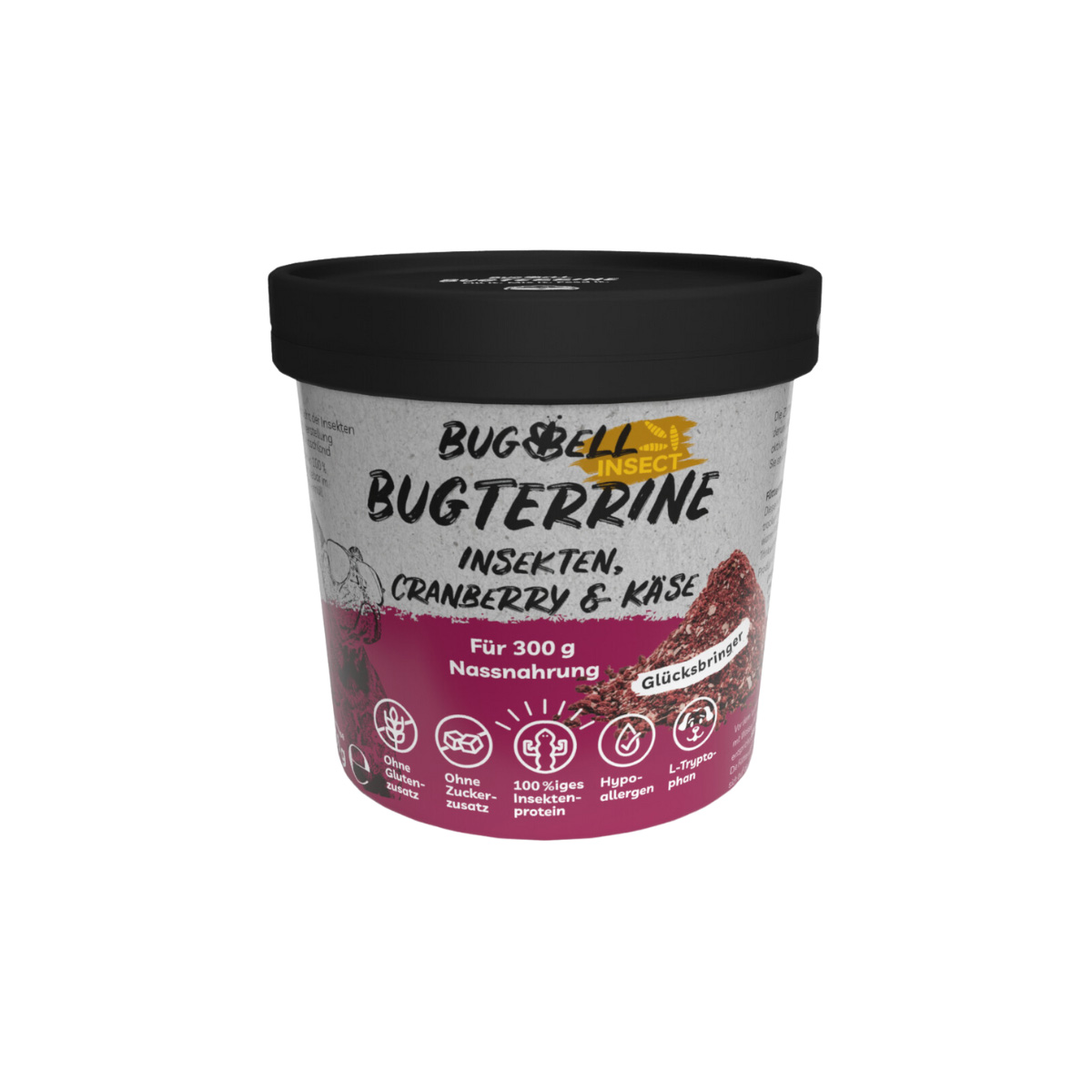BugTerrine Adult rot Cranberry & Käse günstig kaufen bei ZooRoyal