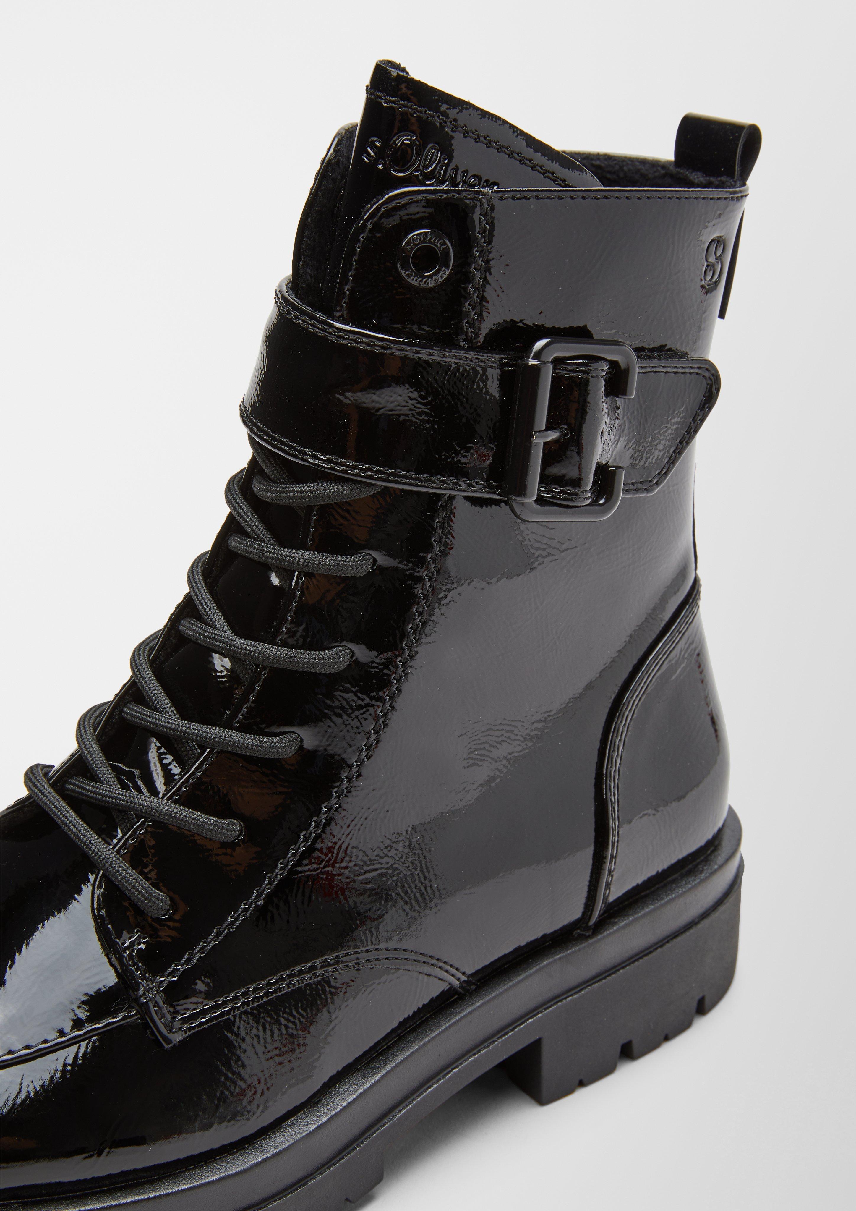 Stiefel in Lackleder-Optik  6006563-018