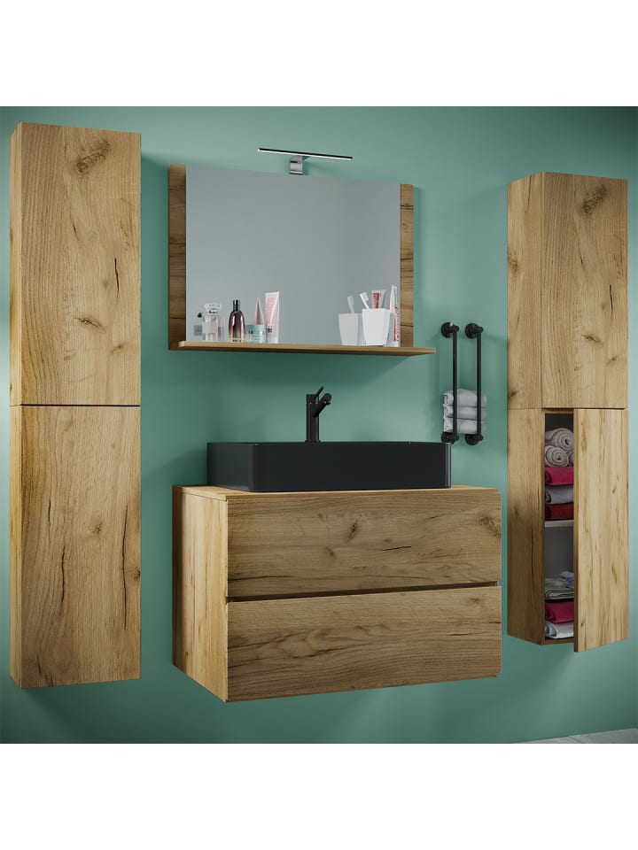 ebuy24 Badmöbelset LendasXLBL Eiche Eiche dekor 147 x 52 cm günstig kaufen onesize