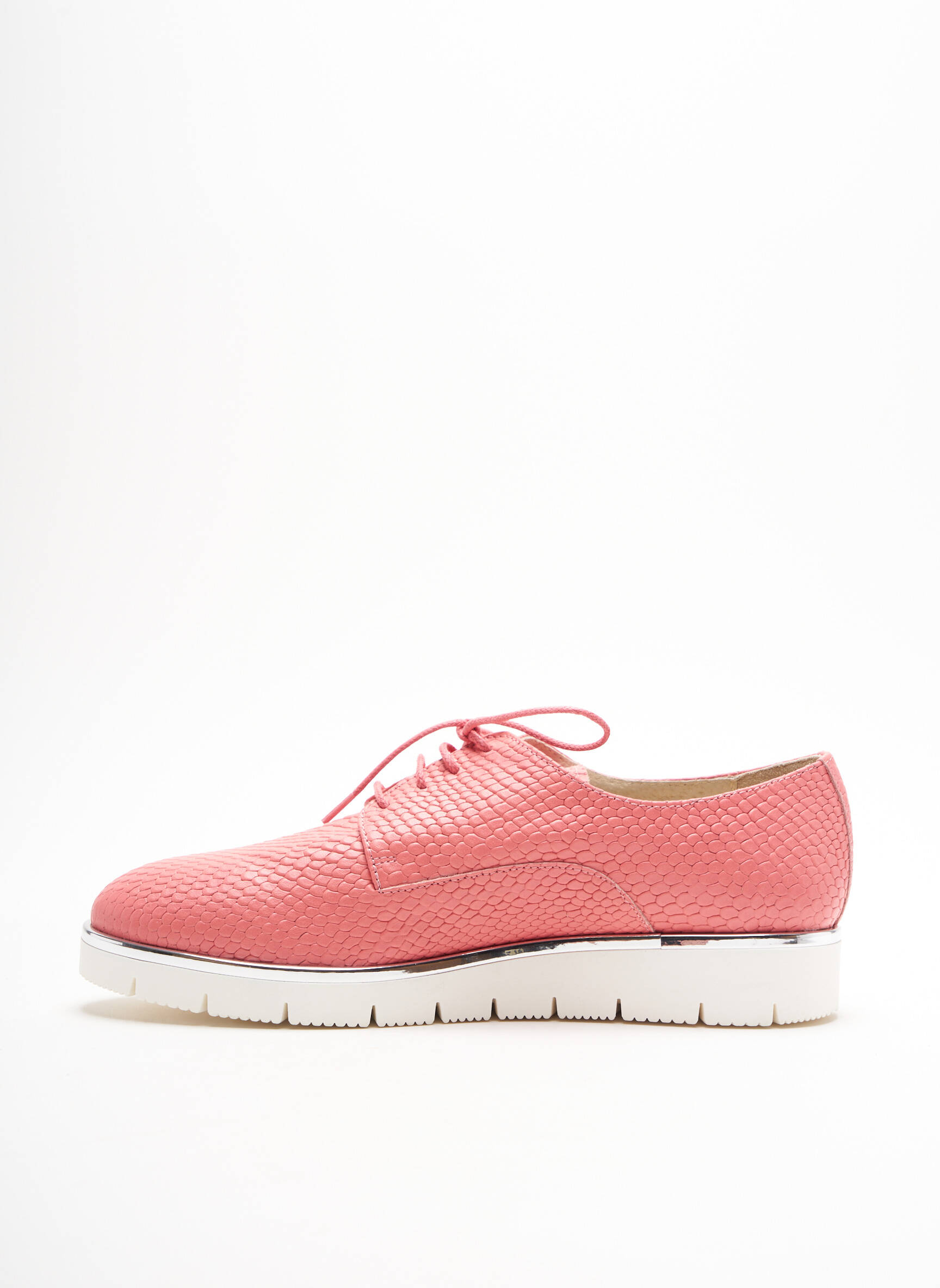 Brodequins Derby Femme couleur rose