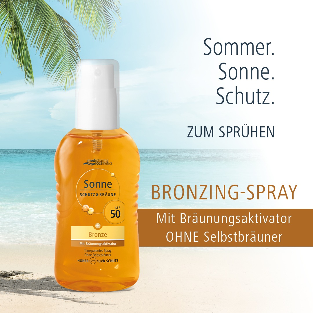 SONNE SCHUTZ & Bräune Spray bronze LSF 50