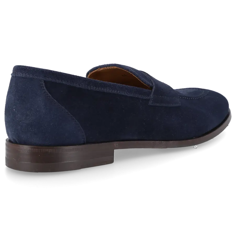 Henderson - Loafer 72402 Veloursleder - blau