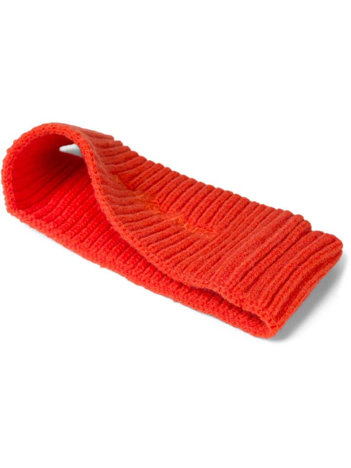 styleBREAKER Strick Stirnband mit Logo in Orange günstig kaufen onesize