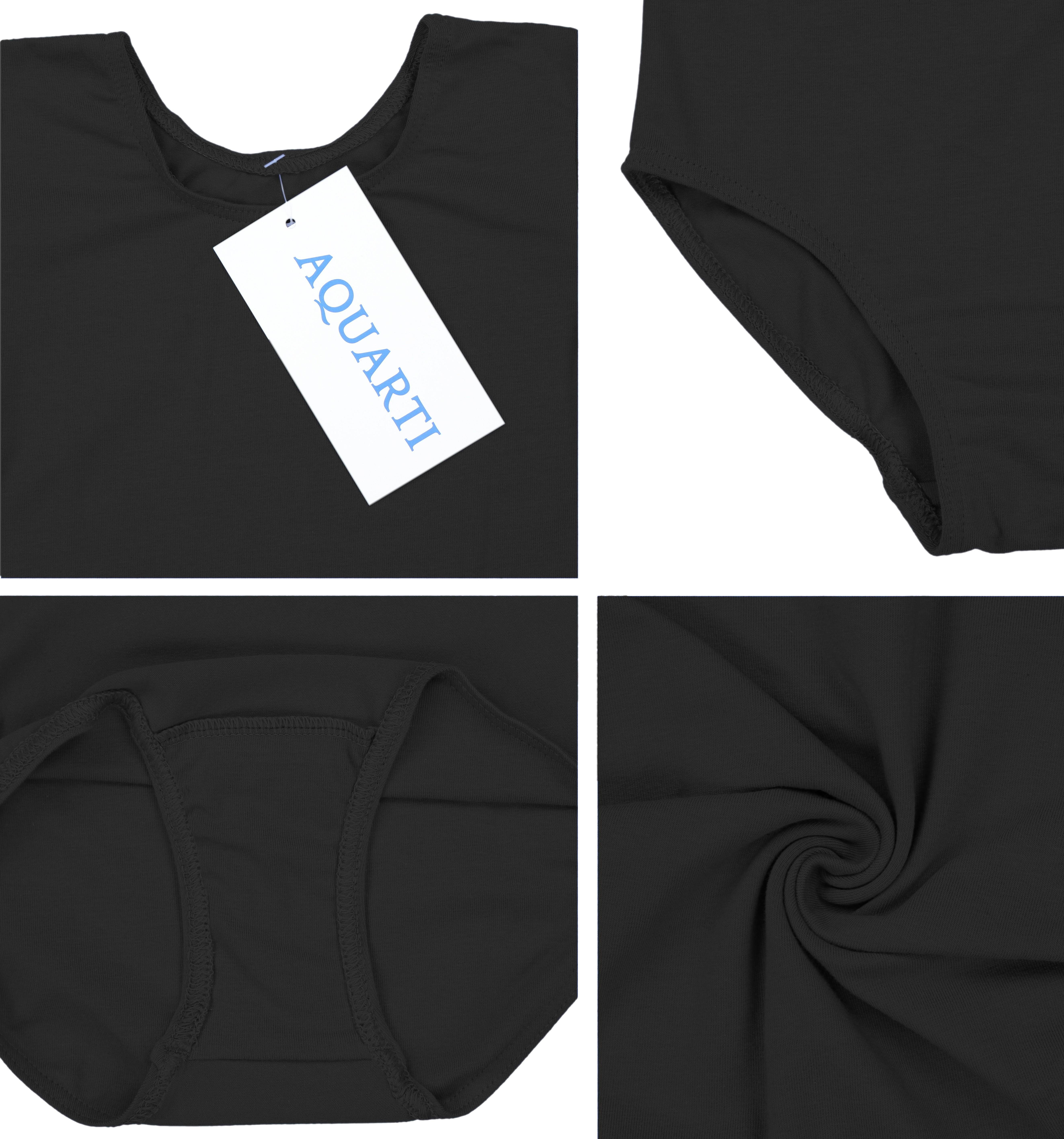Aquarti Turnanzug Aquarti Mädchen Body 3/4 Arm Ballett Trikot