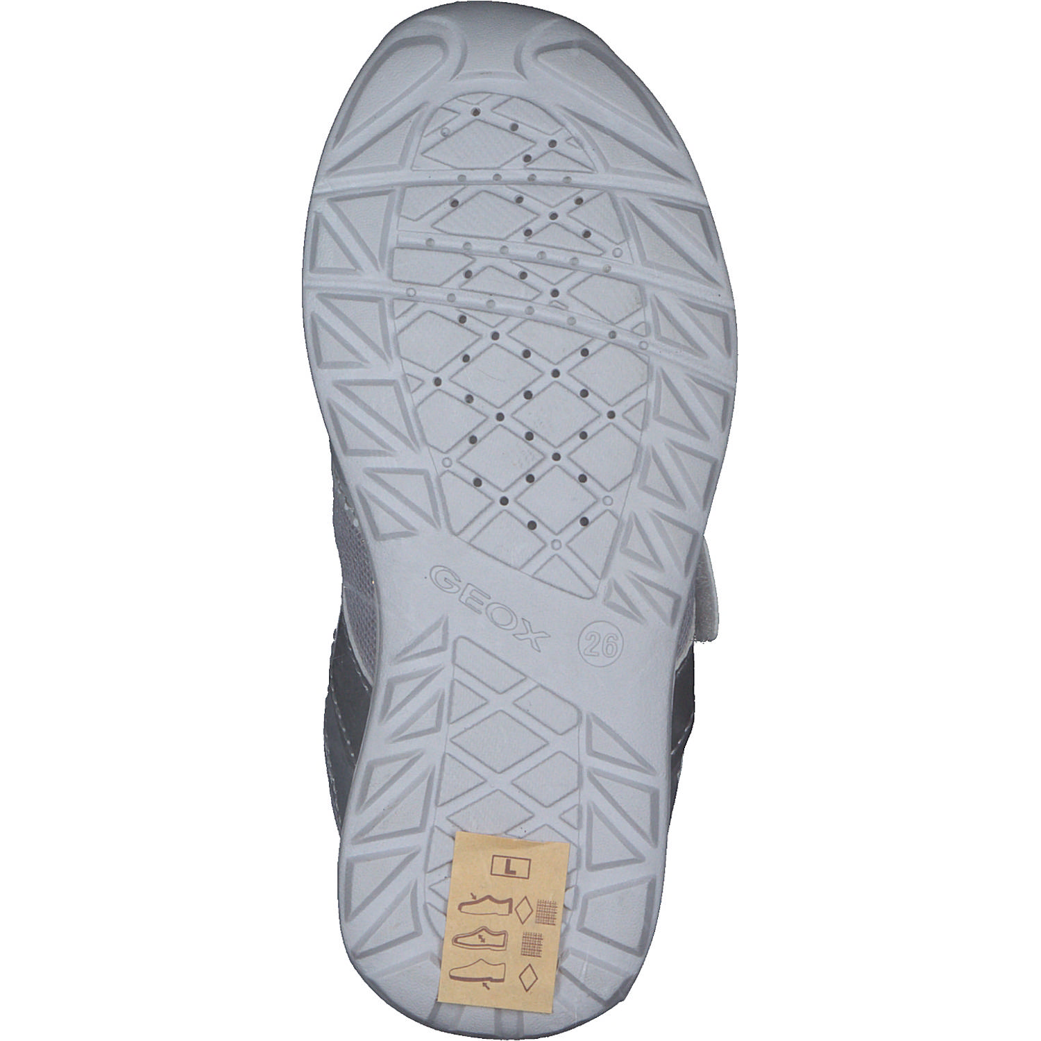 Geox J25AUB, Sneakers Low, Kinder, Grau
