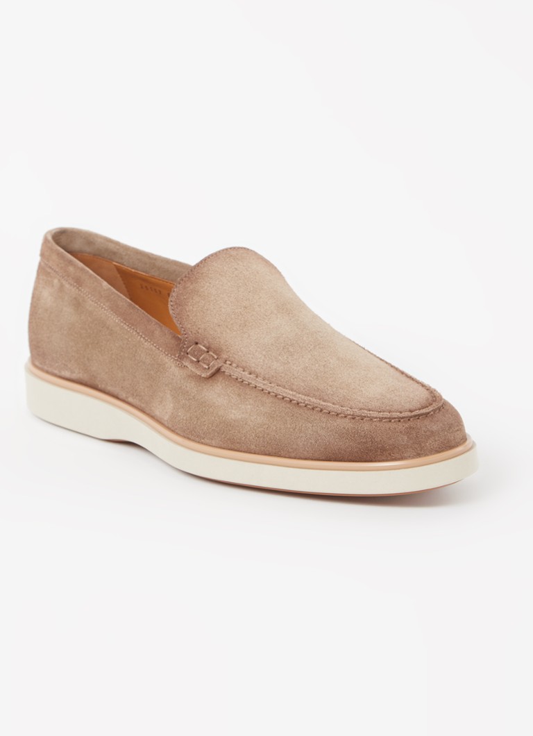 Magnanni suede loafer