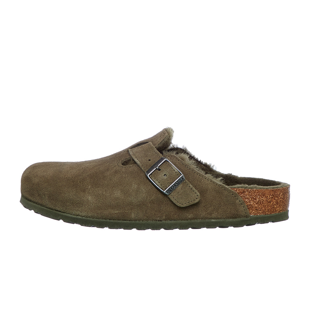 Birkenstock Boston FUR 1025686 / grün