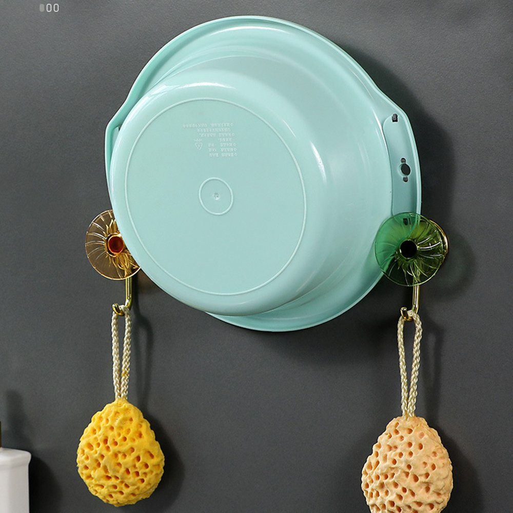 Blusmart Wandhaken 2-in-1-Sonnenblumen-Wandhaken, Große Tragende Hängehaken Für