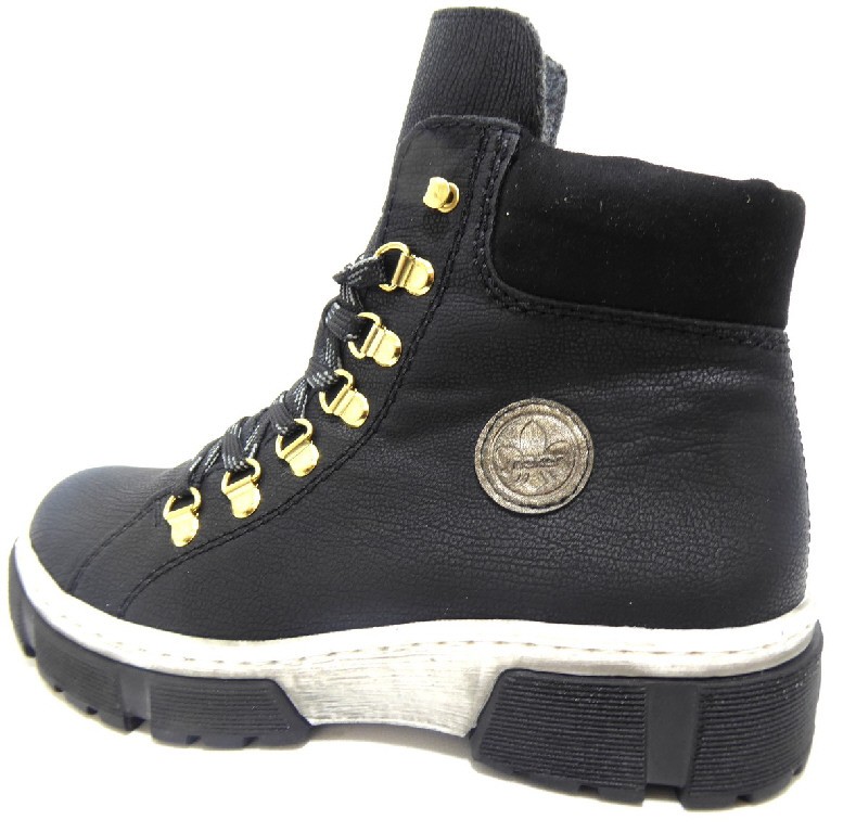 RIEKER Stiefeletten schwarz