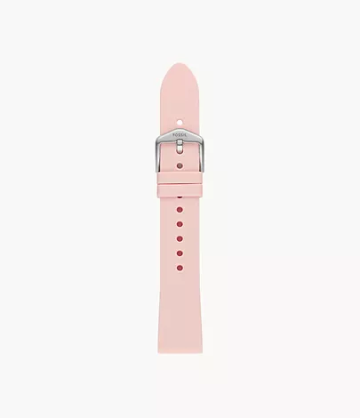 Fossil Silikonband für Damenuhr 18 mm Rosa