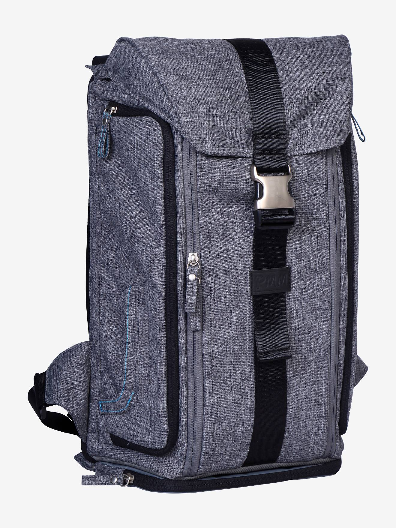 Sac à langer pour homme Jule's bag PAPA, MAMAN ET MOI gris