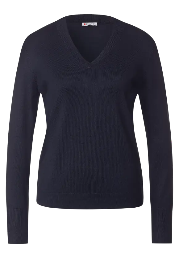 Street One Pullover mit V-Ausschnitt