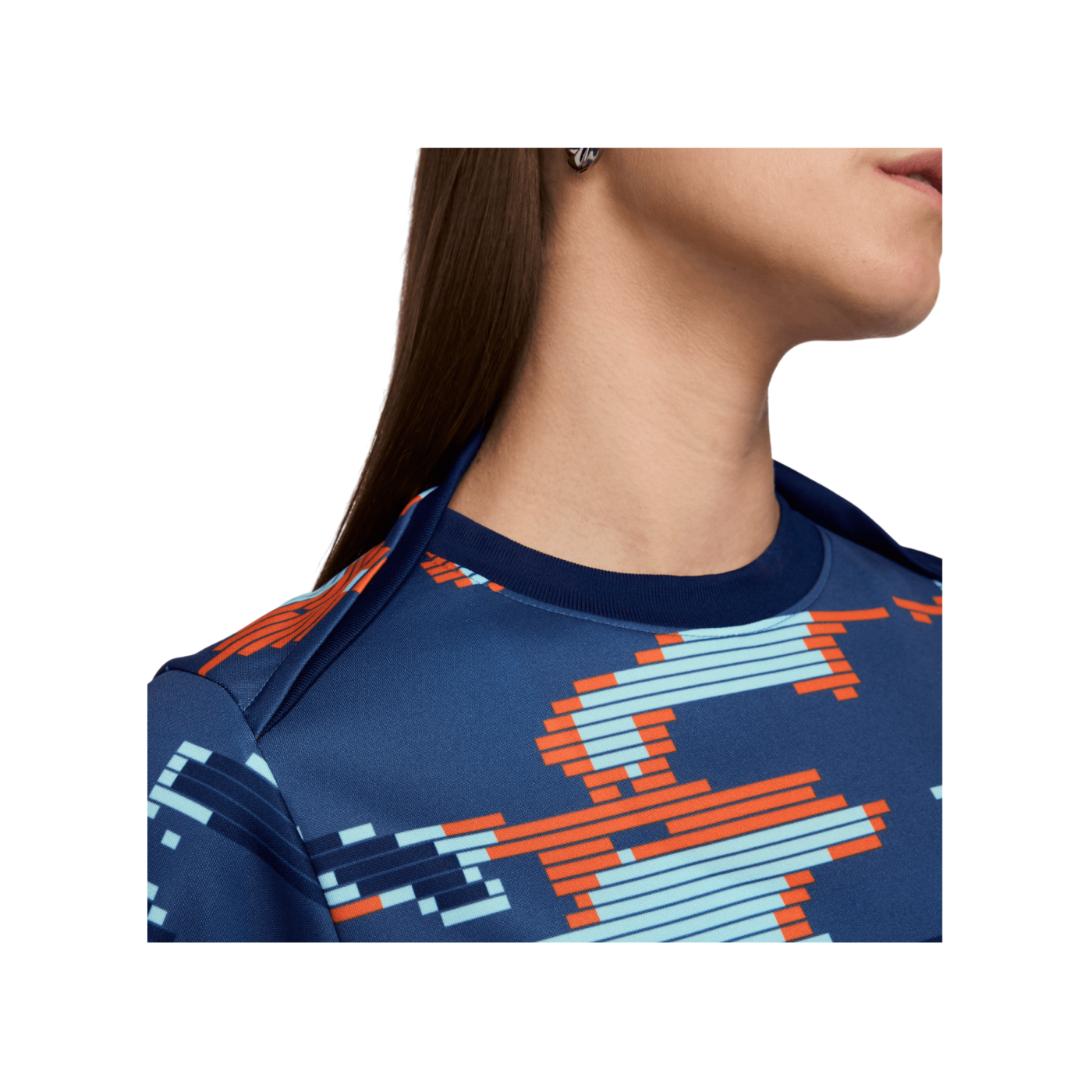 Nike Niederlande Prematch Shirt EM 2024 Damen Blau F492
