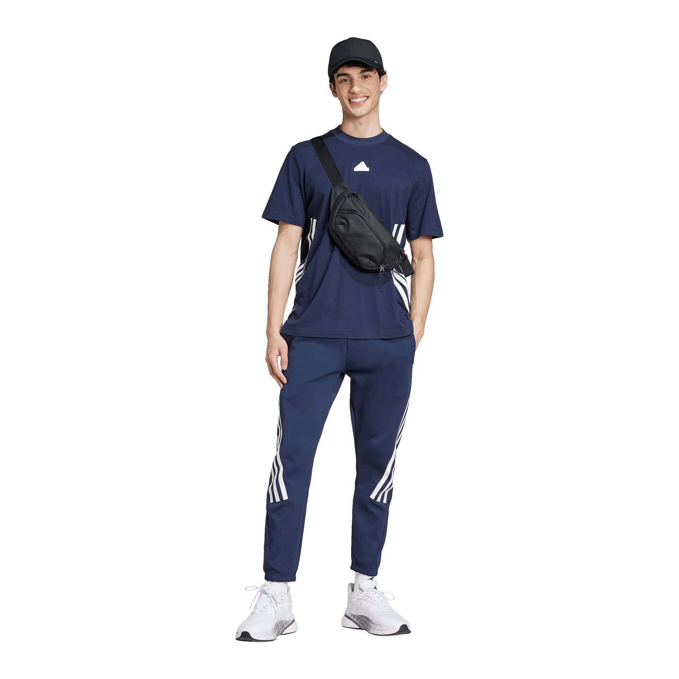 adidas 3S REG T-Shirt Blau