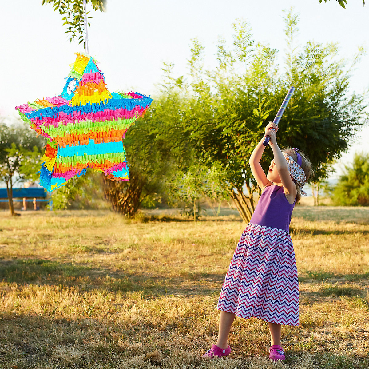 4-tlg. Pinata Set Stern