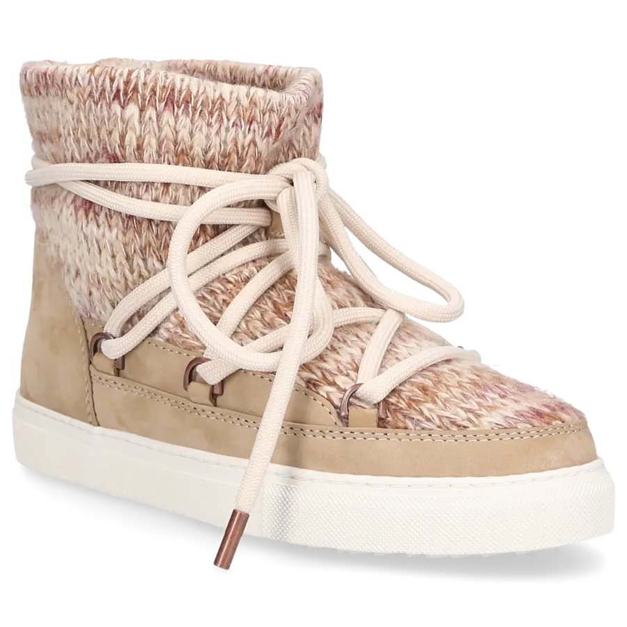 INUIKII - Stiefeletten LANA gefüttert - beige