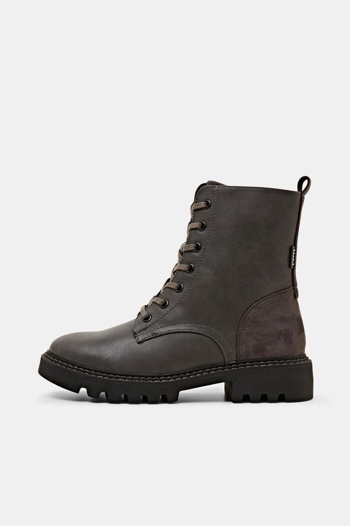 Schnürboots aus veganem Leder