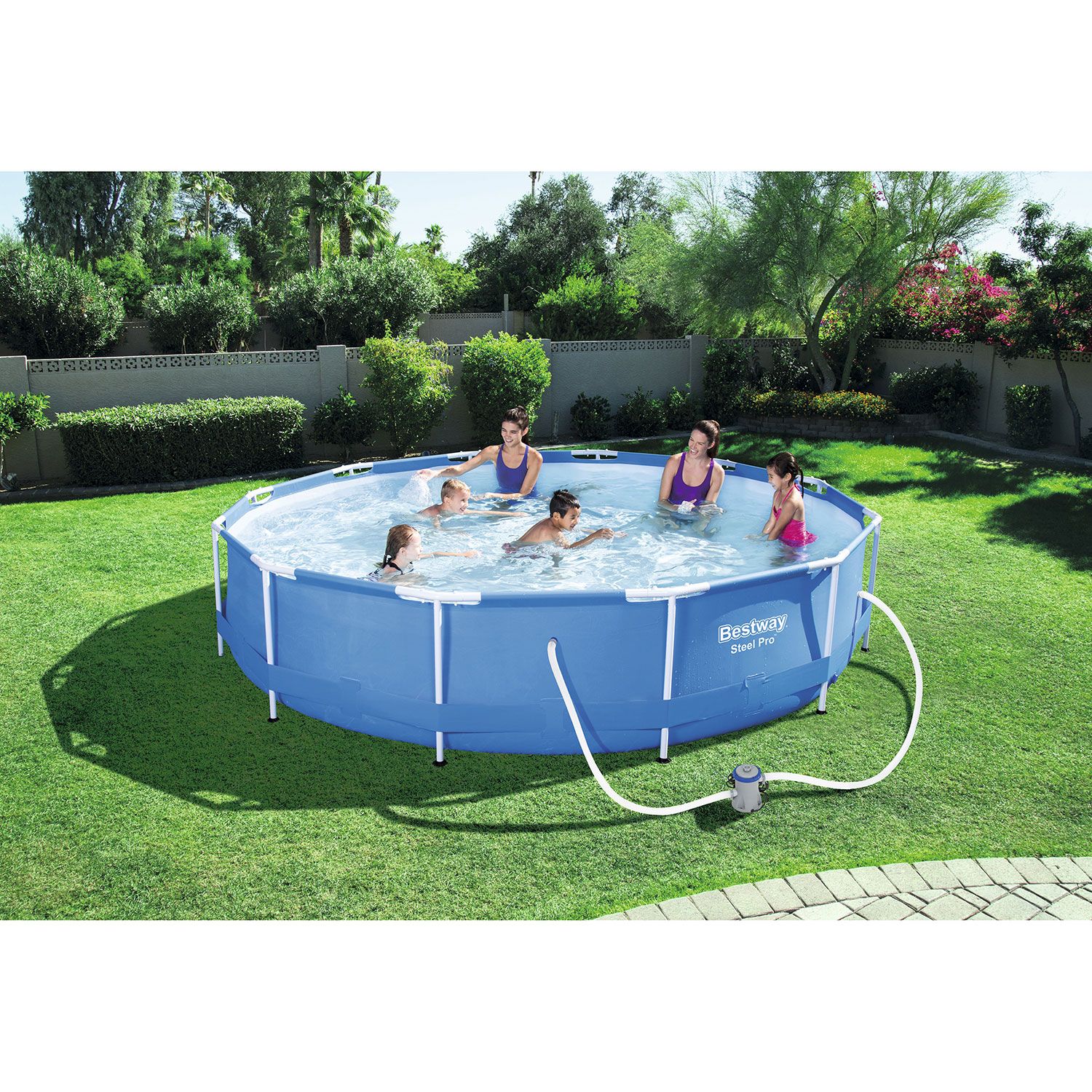 Bestway Steel Pro 366 cm Pool mit Filterpumpe