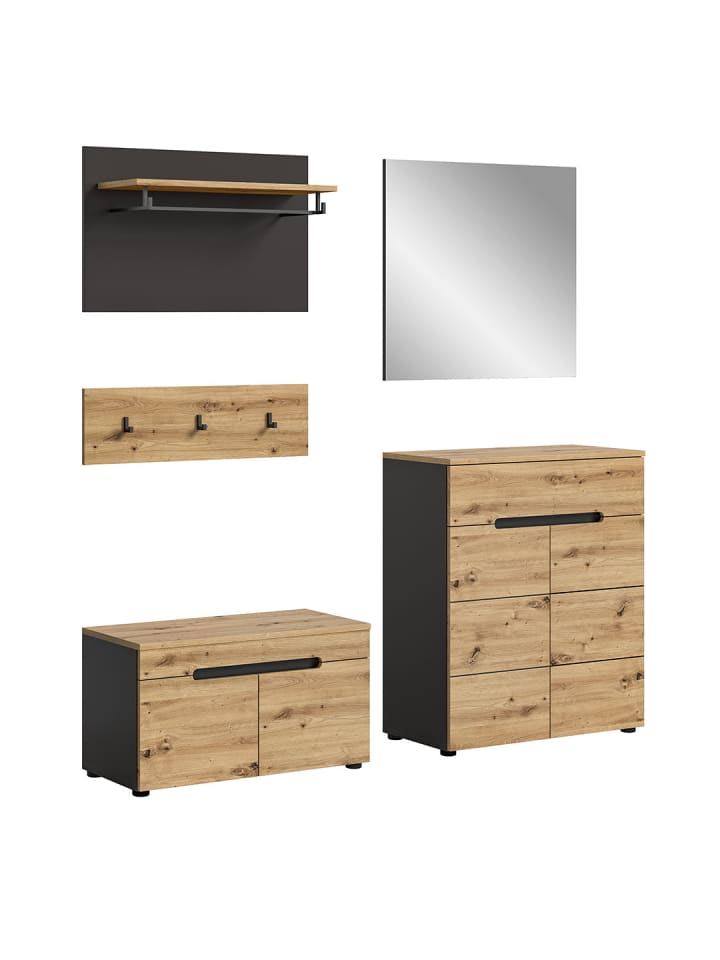 ebuy24 Garderobenmöbel Canu Eiche 175 x 37 cm günstig kaufen onesize