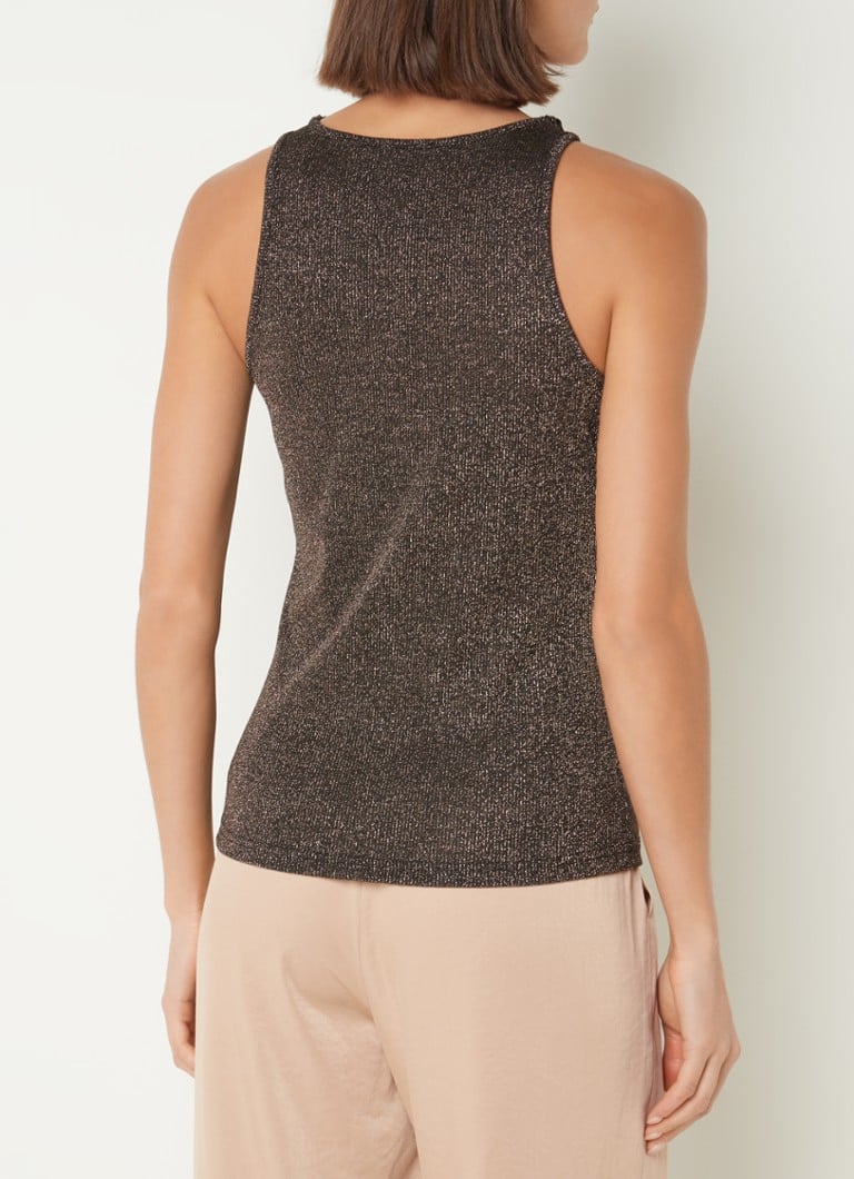 Aaiko Aiden fine knit top with lurex